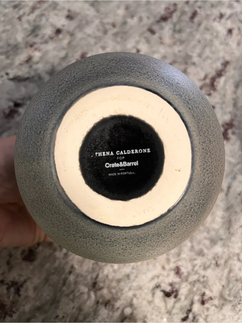 Crate&Barrel round ceramic